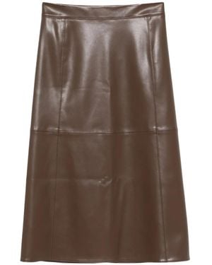 Max Mara Panelled Skirt - Brown
