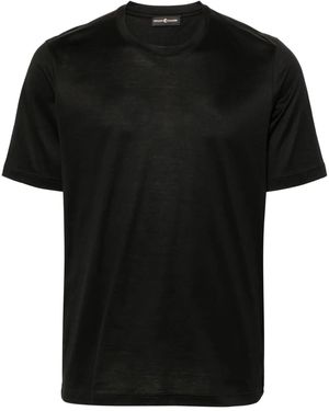 Giuliano Galiano クルーネック Tシャツ - ブラック
