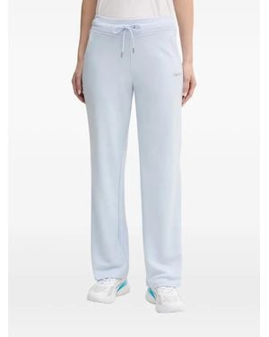 DKNY Drawstring-Waist Track Pants - Blue