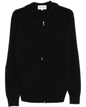 Bompard Zip-Up Hoodie - Black