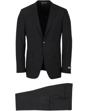Canali Single-Breasted Suit - Black
