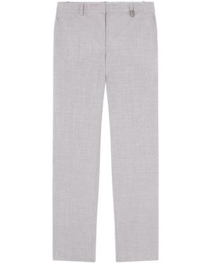 Versace Tailored Wool Pants - Gray