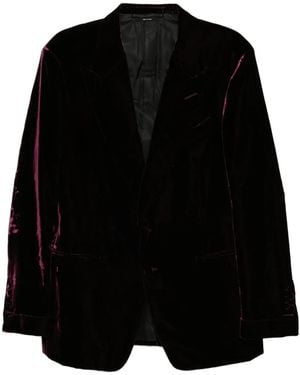 Tom Ford Shelton Cocktail Blazer - Black