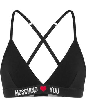 【関税込み】Moschino ブラック ジッパー ブラ レディース Moschino ブラジャー | オンラインセールは最大70