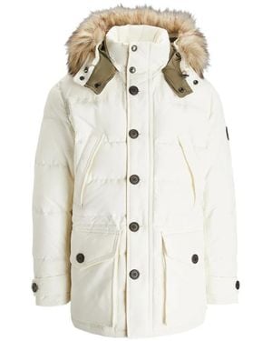Polo Ralph Lauren Hooded Faux-Fur Coat - White
