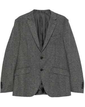 Etro Notched-Lapels Blazer - Grey