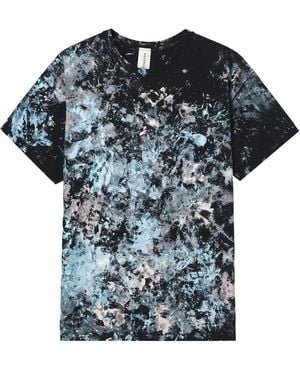 WESTFALL Round-Neck Printed T-Shirt - Blue