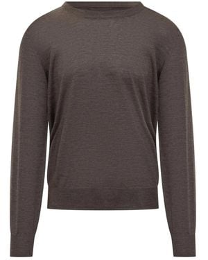 Brunello Cucinelli Round-Neck Jumper - Grey