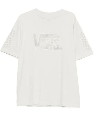 Vans T-Shirt À Logo Perforé - White