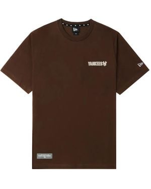 KTZ Logo-Lettering T-Shirt - Brown