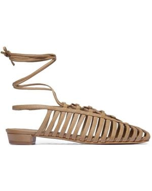 Bernardo Sandalias Geneva con cordones - Neutro