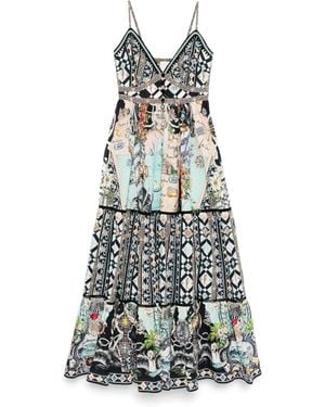 CAMILLA Folk Afloat Maxi Dress - White