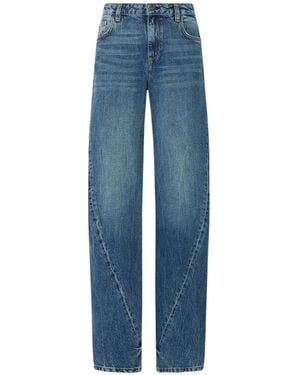 Liu Jo Jeans With Asymmetrical Seams - Blue