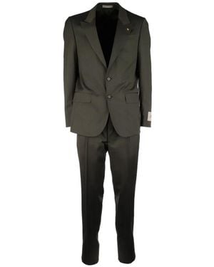 Corneliani Single-Breasted Suit - Black