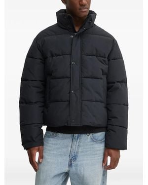 Abercrombie & Fitch Doudoune À Fermeture Zippée - Noir