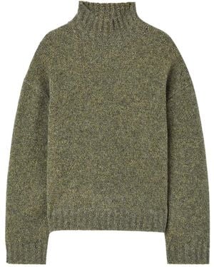 Jil Sander Maglione A Collo Alto - Verde