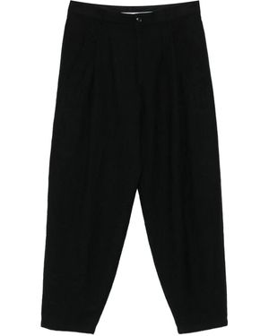 Giorgio Armani Hose mit Falten - Schwarz