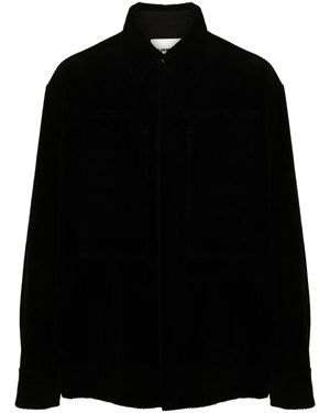 Jil Sander コーデュロイ シャツ - ブラック
