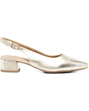 Tamaris Slingback Pumps - Natural