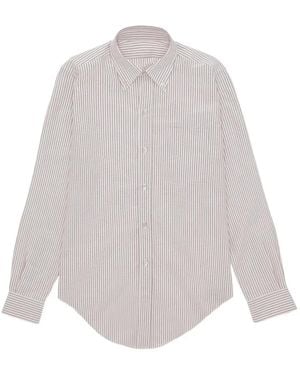 Fortela King Striped Shirt - White