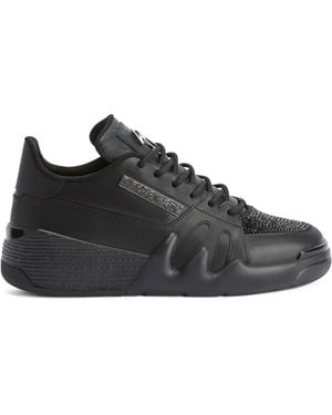 Giuseppe Zanotti Talon ラインストーン スニーカー - ブラック