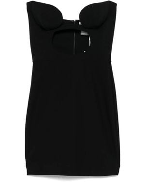 Nensi Dojaka Cut Out-Detail Mini Dress - Black