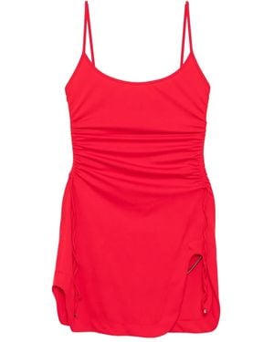 The Attico Drawstring Mini Dress - レッド