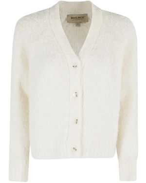 Woolrich Button-Front Cardigan - White
