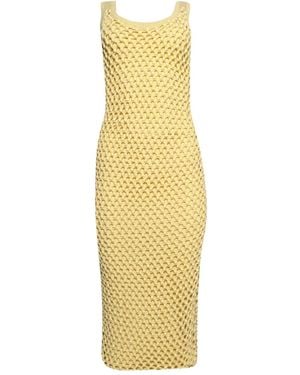 DIOTIMA Emin Scoop-Neck Midi Dress - Yellow