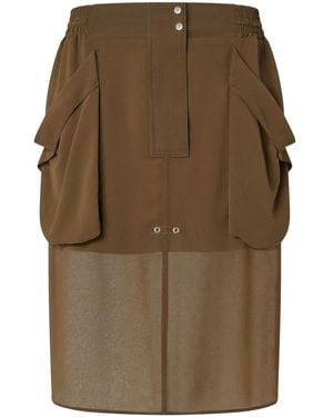 Pinko アイレット スカート - ブラウン