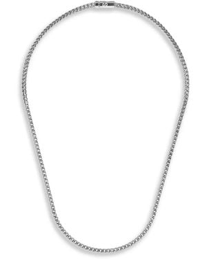 Desmo Collana A Catena Fish Bone - Metallizzato