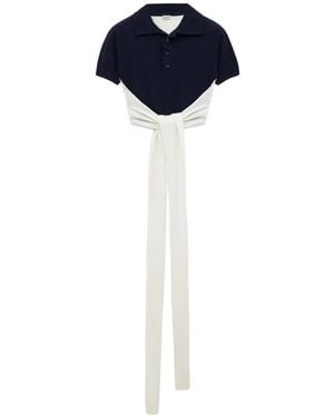 Loewe Wool Cashmere T-Shirt - Blue