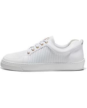 Leandro Lopes Baskets Ezio En Cuir - Blanc