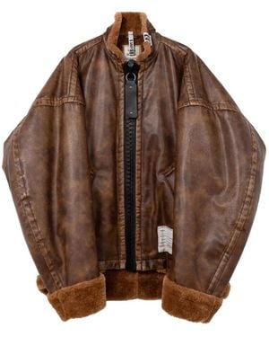 Maison Mihara Yasuhiro Boa Jacket - Brown
