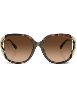 COACH Geometrische Sonnenbrille - Braun