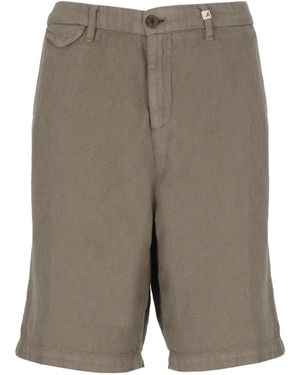 Myths Bermudas mit Knopfverschluss - Grau