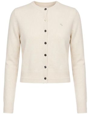 Maria McManus Pearl-Button Cardigan - White