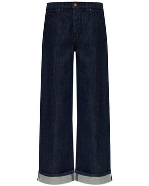 Moncler Pantalones Con Tobillos Ajustados - Azul