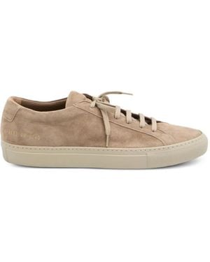 Common Projects Lace-Up Suede Trainers - White