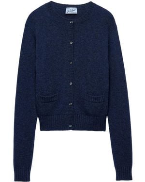 Prada Cashmere Cardigan - Blue