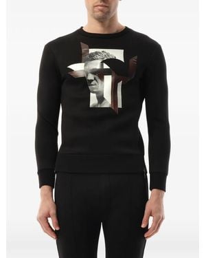 Neil Barrett Graphic-Print Sweatshirt - Black