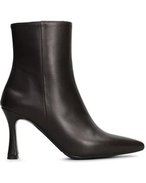 Evaluna Pointed-Toe Ankle Boots - Black