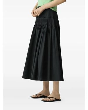 Theory Accordion skirt - Negro