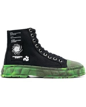 Viron Camouflage-Print Sole Sneakers - Green