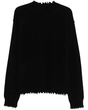 Uma Wang Round-neck sweater - Schwarz