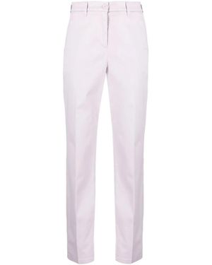 Jacob Cohen Cropped Lyocell-Blend Pants - Pink