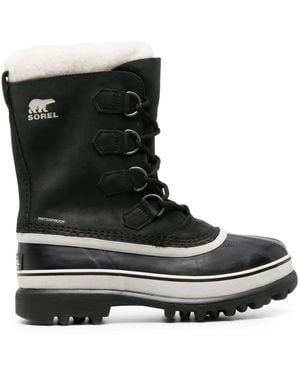 Sorel Caribou Lace-up Snow Boots - Black