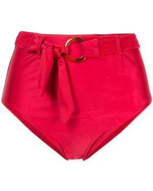 Duskii Slip Bikini A Vita Alta - Rosso