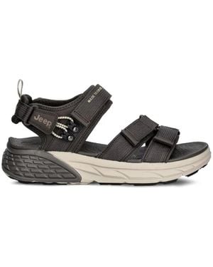 Jeep Sandalen Mit Klettverschluss - Weiß