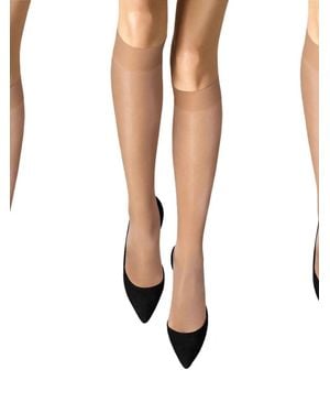 Wolford Satin Touch 20 Knee-High Socks - White